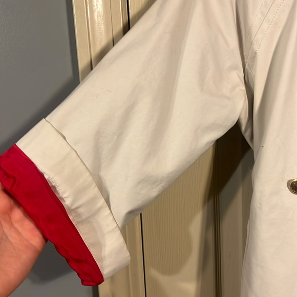 J. Crew Sadie Trench Coat Cropped Tan Size 8 - Picture 7 of 13